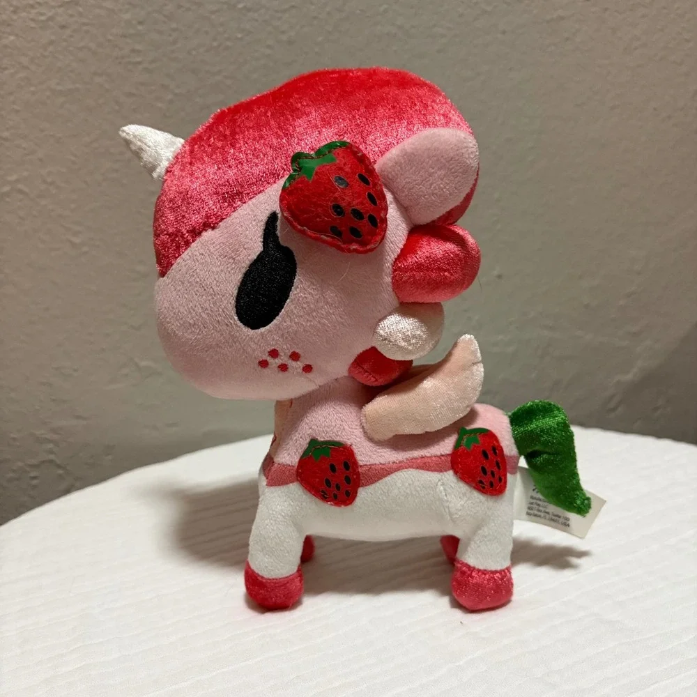Tokidoki Unicorno Strawberry Stellina Pink White Plush 8 Inch Just Play Toy